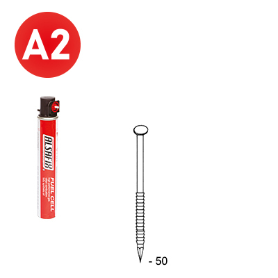 Pack 34° 2,8 x 50 ann.INOX