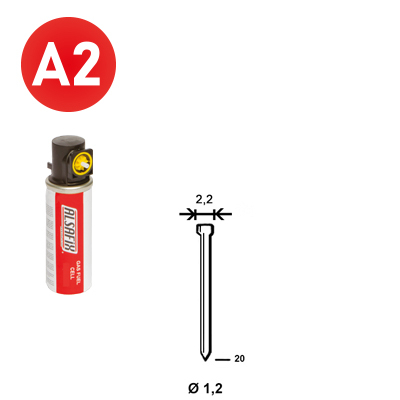 Pack 2.000 J-20 INOX