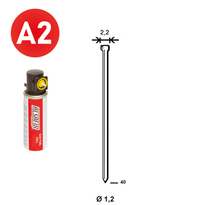 Pack 2.000 J-40 INOX