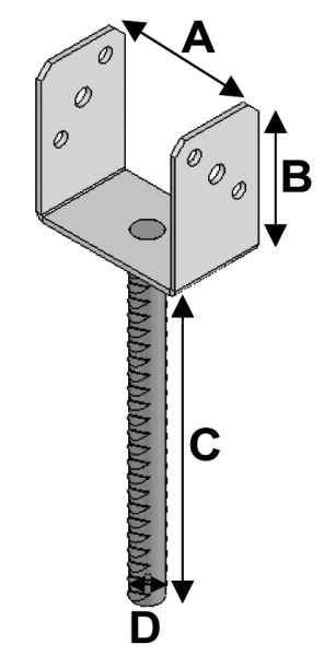 Post Anchor U2 - 121