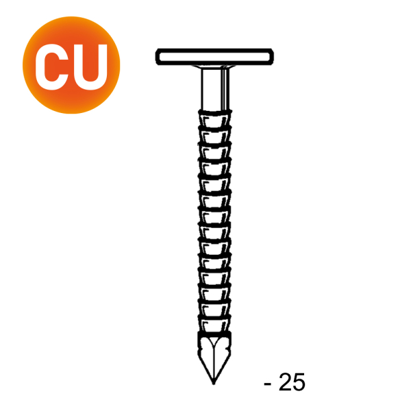 Pointe TEL ann. cuivre  2,5 kg