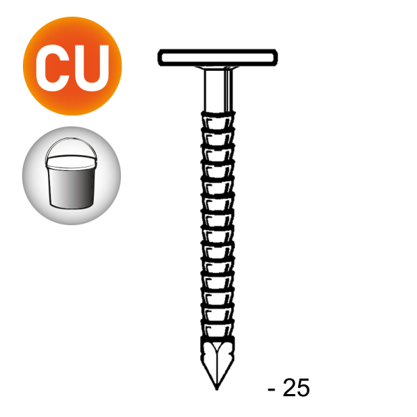 Seau 5kg-TEL 2,5/2,8x25an.cui.