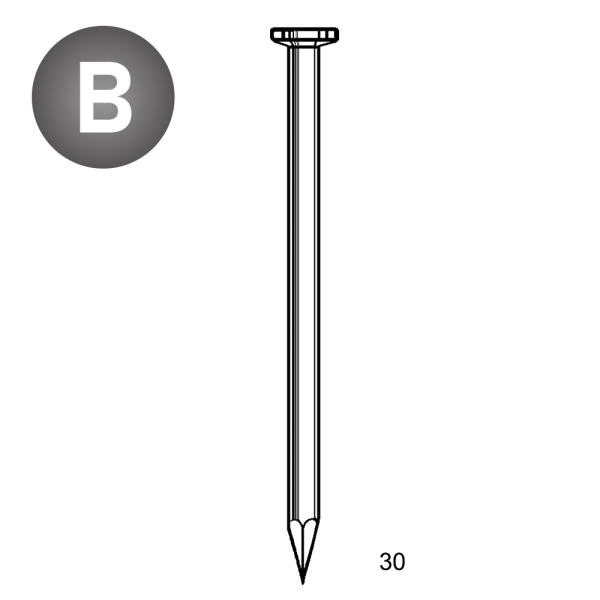 TP smooth 1,8x30 - 2,5 kg