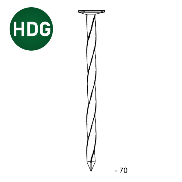 TP CT HDG 3,1x70 - 5 kg