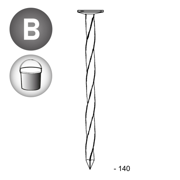 Seau 5 kg - TP 5,5x140 CT