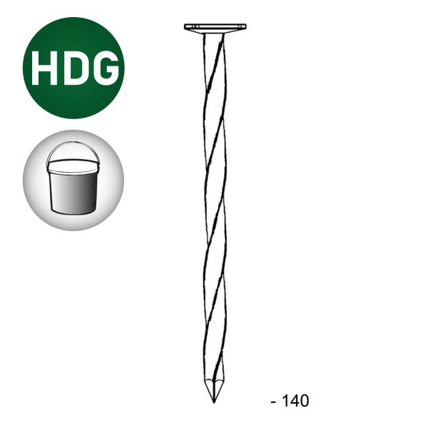 Seau 5 kg - TP 5,5x140 CT HDG