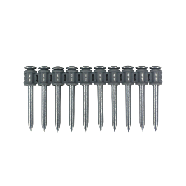 Nails and accessories for powder acuated tools