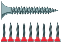 Strip screws 3,9x25 phosph.PH2