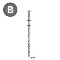 Coils 38 x 110 twisted