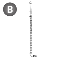 Coils 38 x 130 twisted