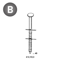 Coils 21/23 x 45 annelées