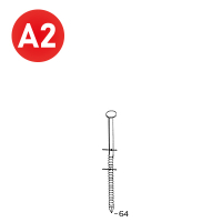 Coils 25/27x64 Rille INOX