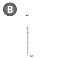 Coils 34 x 100 twisted