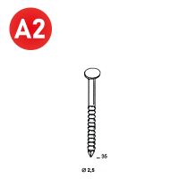 Coils S 25x35 ann. INOX A2