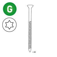 Scrail 28/32 x 65 galv. TX