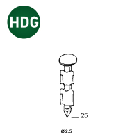 Ptes JDB 20° 25x25 ann. HDG