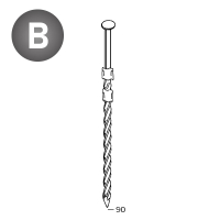 Nägel 20° 31x90 Schraubt