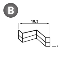 Staples frame 10,3 - 05 mm
