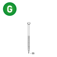 Nägel 34° 28x55 Rille verzinkt