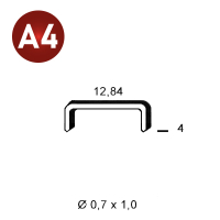 Agrafes A-04 INOX A4 (316)