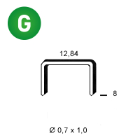 Staples A-08 galv.