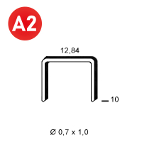 Staples A-10 INOX A2 (304)