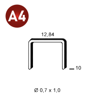 Klammer A-10 INOX A4 (316)