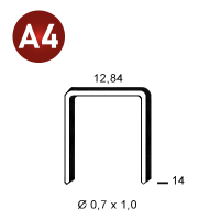 Agrafes A-14 INOX A4 (316)