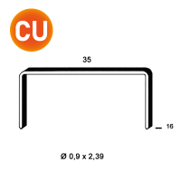 Staples B-16 mm CU