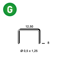 Staples D-08 galv.