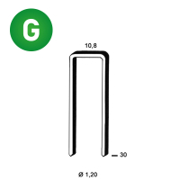 Staples GB-30 galv. ctd