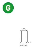 Staples L-19 galv. ctd