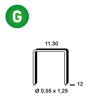 Staples PB-12 galv.