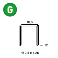 Staples PF-12 galv.