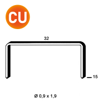 Staples R-15 copper