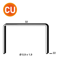 Staples R-22 copper