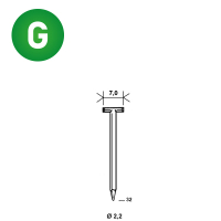 Pointes T-32 galva