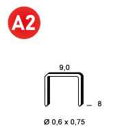 Staples V-08 INOX