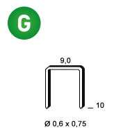 Staples V-10 galv.