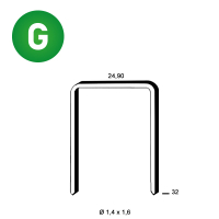 Staples WC-32 galv.ctd