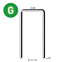 Staples WC-50 galv.ctd