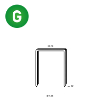 Staples WD-32 galv. ctd