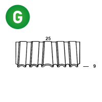 Agrafes croco WN-09 / 25