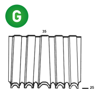 Agrafes croco WN-25 / 35