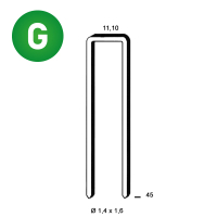 Staples Z-45 galv. ctd