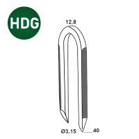 Crampillons bd 3,15x40 D HDG