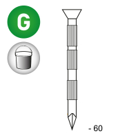 Seau 5kg-TC 3,5x60 striée galv