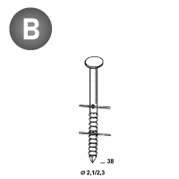 Coils BO 21/23 x 38 annelées