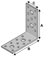 Equerre 90x90x40x3,0