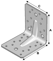 Reinfo. Bracket 100x100x90x3,0